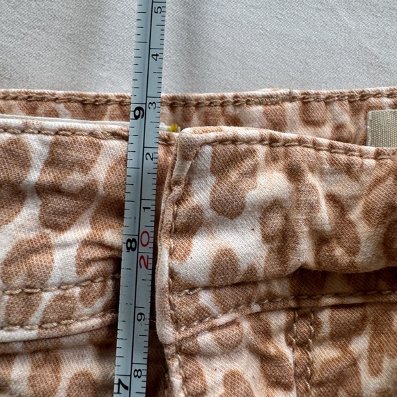 By Anthropologie the Wanderer Pants Size 26 Pink Cheetah - Picture 7 of 8